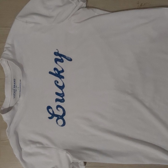 New Lucky Brand Graphic T-shirt size Large - Picture 4 of 10
